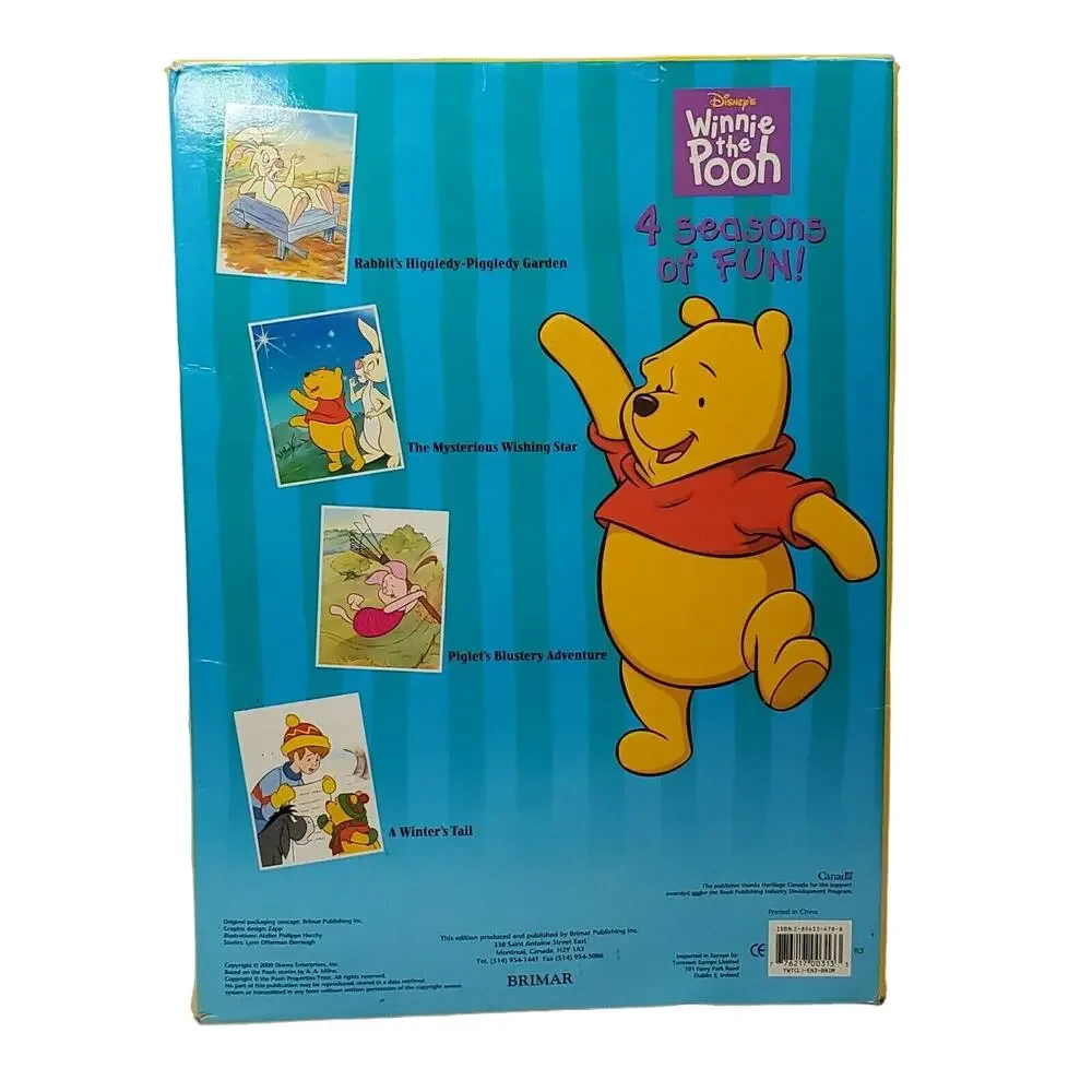 Disney's Winnie the Pooh by A. A. Milne 4 Storybooks 4 Seasons of Fun Y2K
